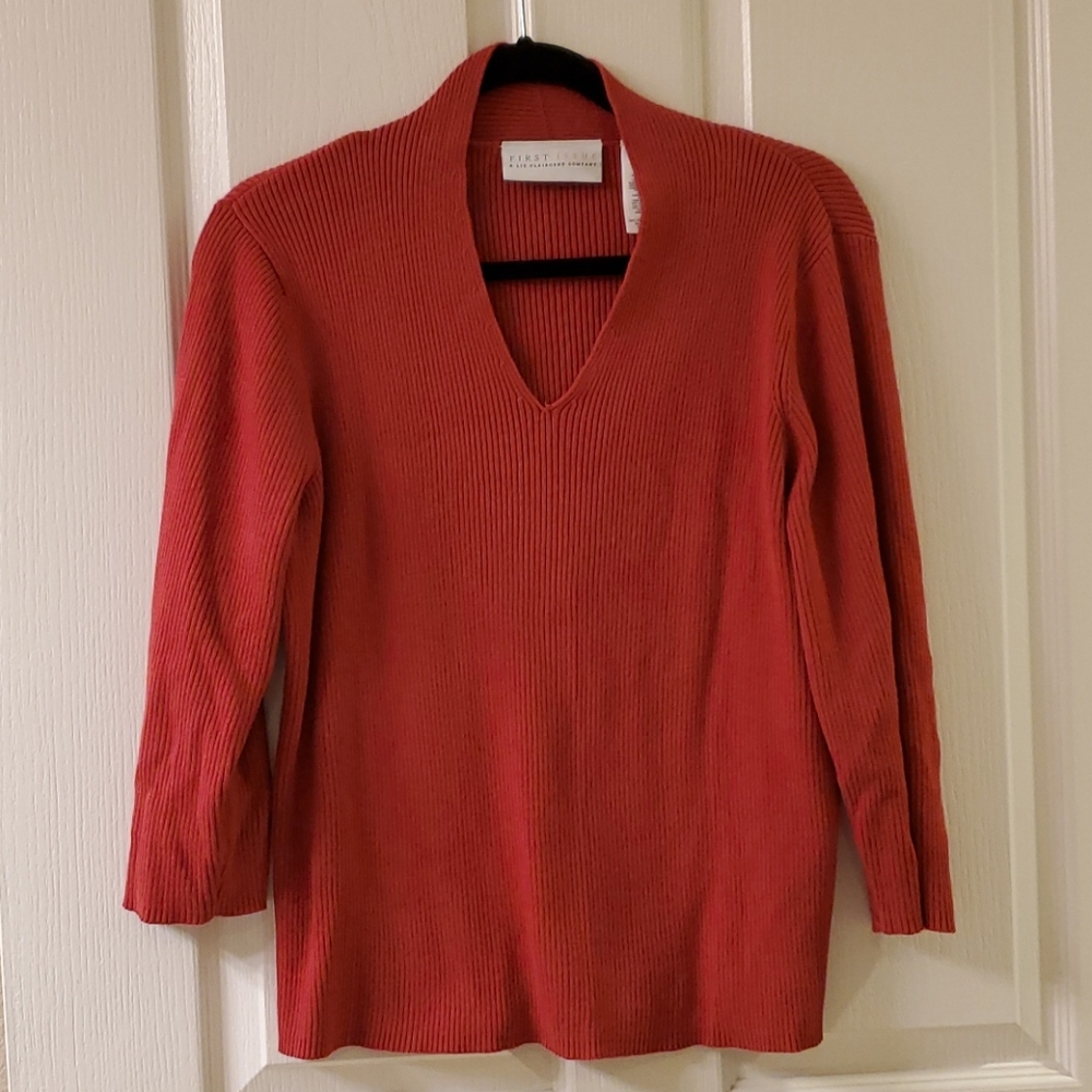 V-neck sweater